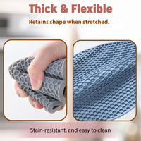 VMMP Silicone Mats for Kitchen Counter – Heat Resistant Mats for Dining Table | Set of 4 Non-Slip Silicone Trivets for Hot Pots and Cookware | Multi-Purpose Kitchen Protection Pads (Multicolour, Round)