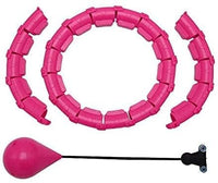 DPCR Weighted Hula Hoop for Adults - 24 Detachable Knots | Infinity Smart Fitness Hoop for Weight Loss & Massage – Multi Color