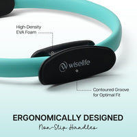 Wiselife Pilates Ring Circle | Inner Thigh Exercise & Yoga Fitness Ring for Home Workouts