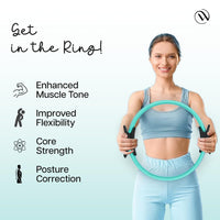 Wiselife Pilates Ring Circle | Inner Thigh Exercise & Yoga Fitness Ring for Home Workouts