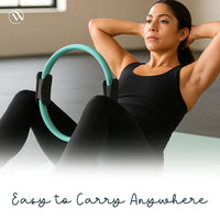 Wiselife Pilates Ring Circle | Inner Thigh Exercise & Yoga Fitness Ring for Home Workouts