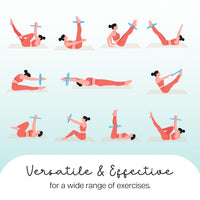 Wiselife Pilates Ring Circle | Inner Thigh Exercise & Yoga Fitness Ring for Home Workouts