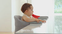 Unique Babies Latest 4 in 1 Foldable Plastic Feeding Baby Eat Portable Dining Table Clip Hook on Hight Chair 2025